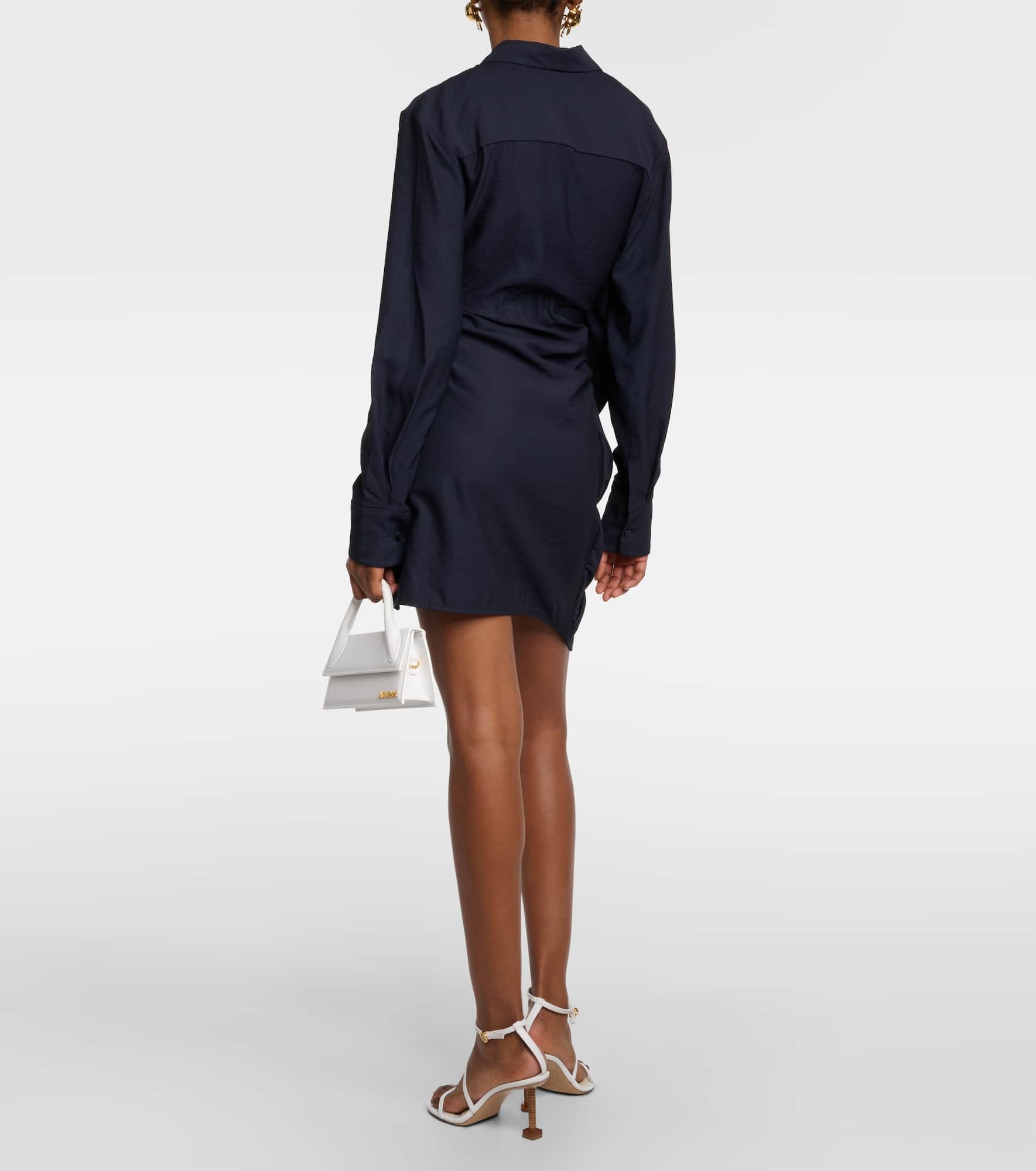 La Robe Bahia plunge-neck minidress - 3