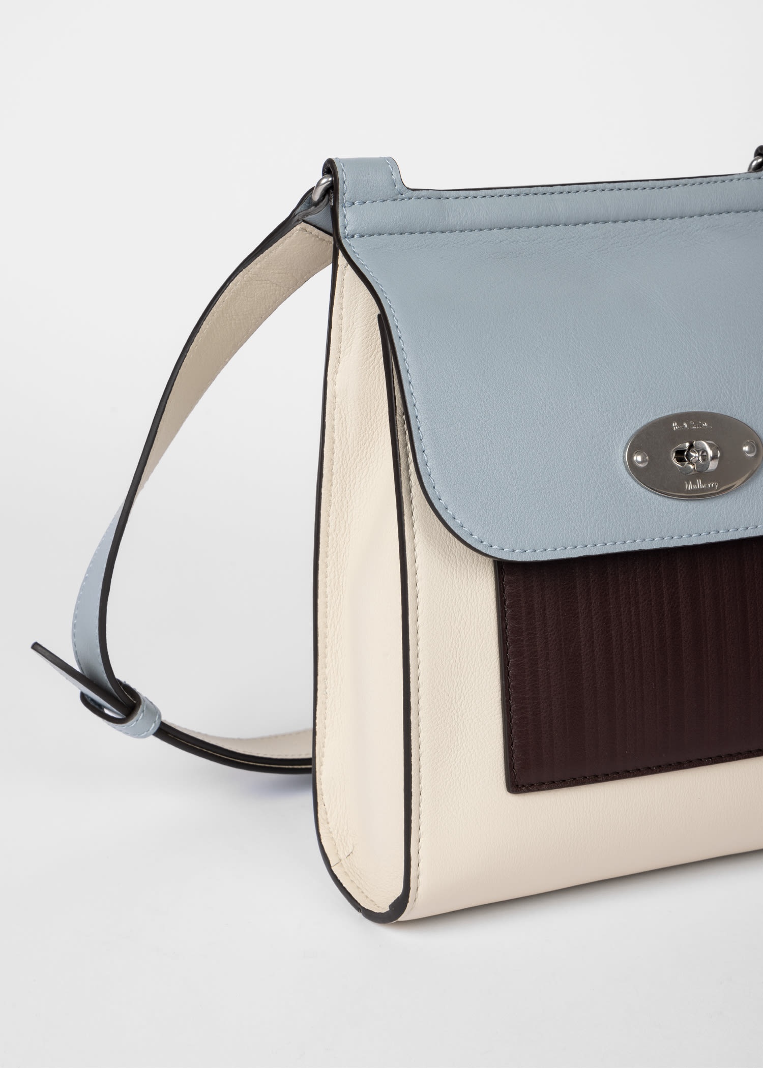 Mulberry x Paul Smith - Cloud Blue Small Antony Bag - 3