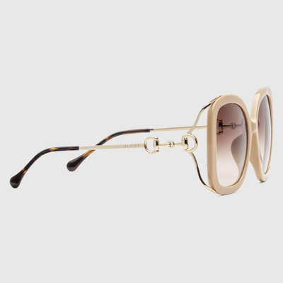 GUCCI Rectangular sunglasses with Horsebit outlook