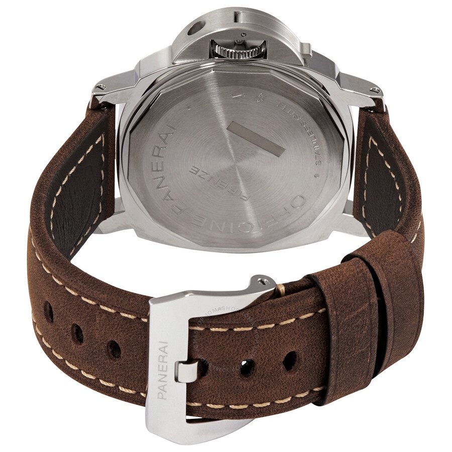 Panerai Luminor 8 Giorni Hand Wind Black Dial Men's 44 mm Watch PAM00914 - 3