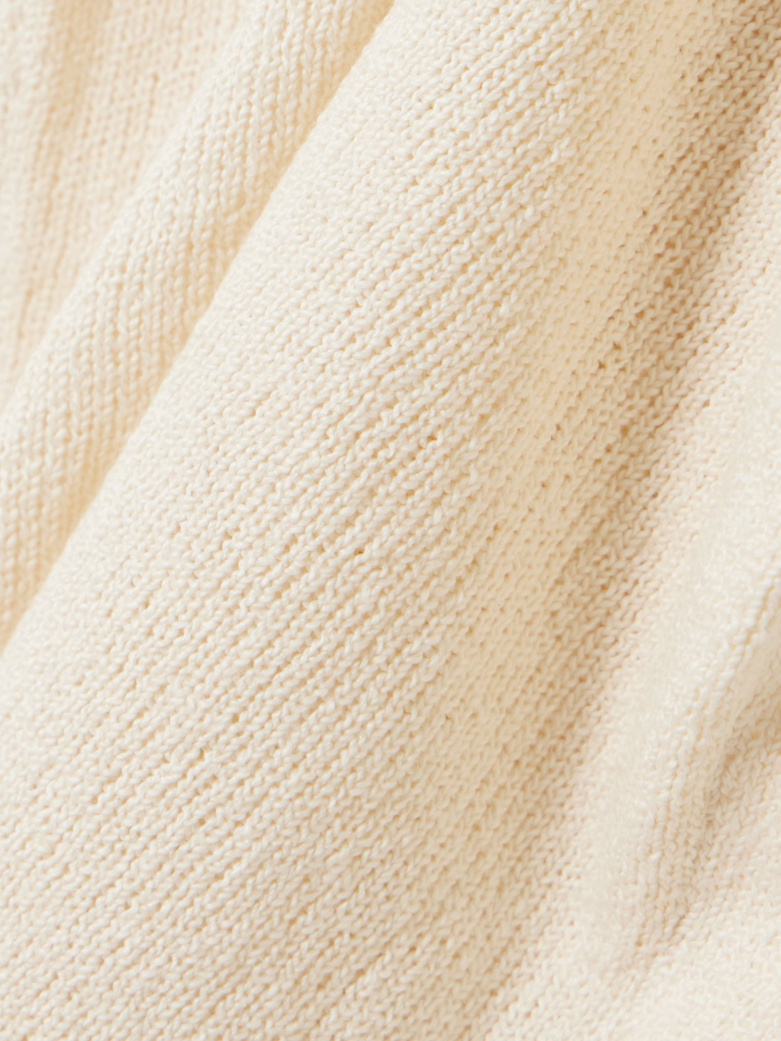 Nora Lite ribbed cotton tank Cream - 4