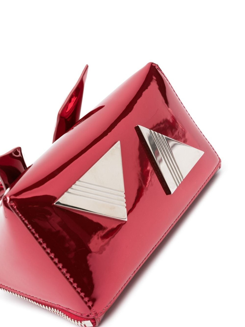 Friday laminated leather shoulder bag 4