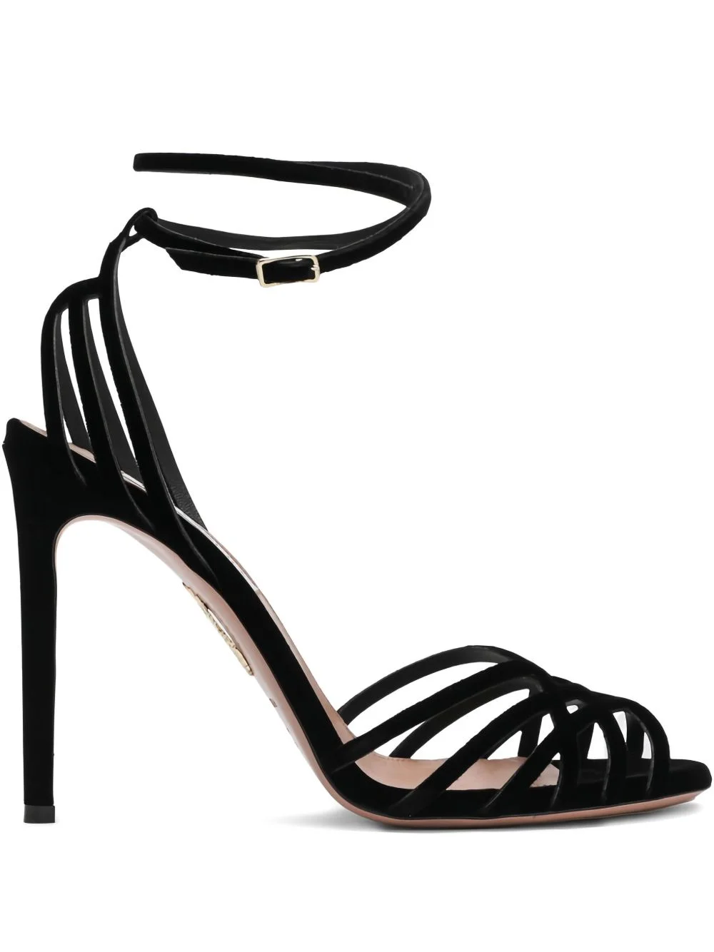 105mm Wild Dream velvet sandals - 1