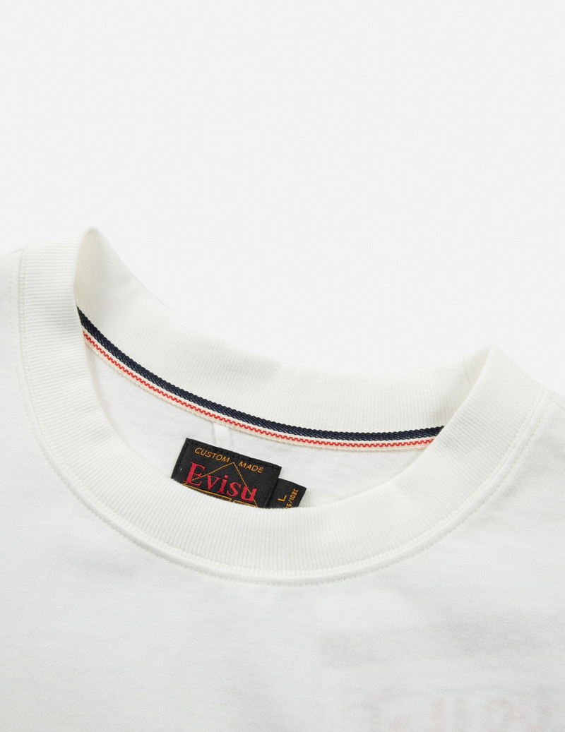 TANUKI AND FORTUNE CAT PRINT LOOSE FIT T-SHIRT 10