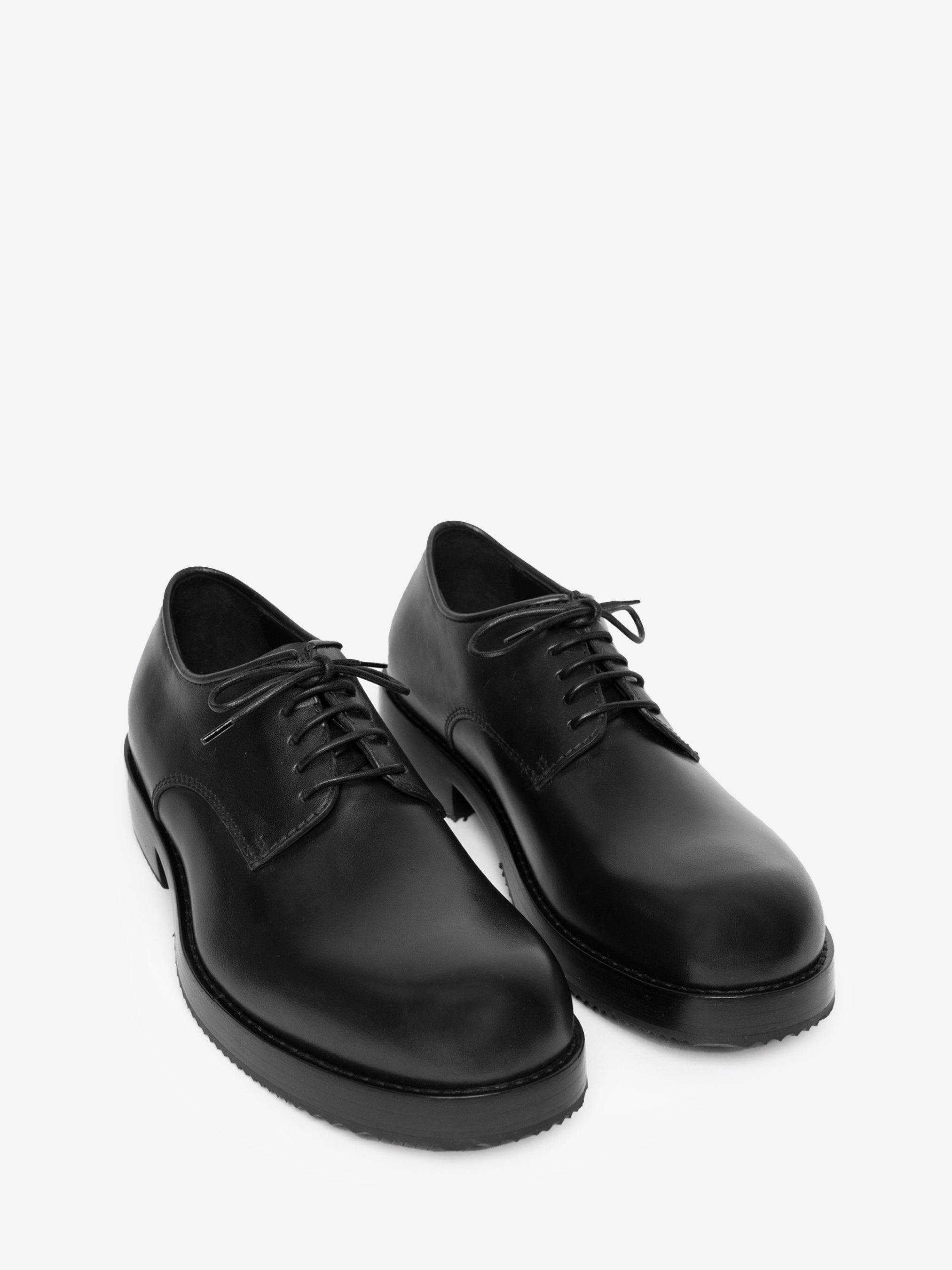 LEATHER DERBY SHOES - 3