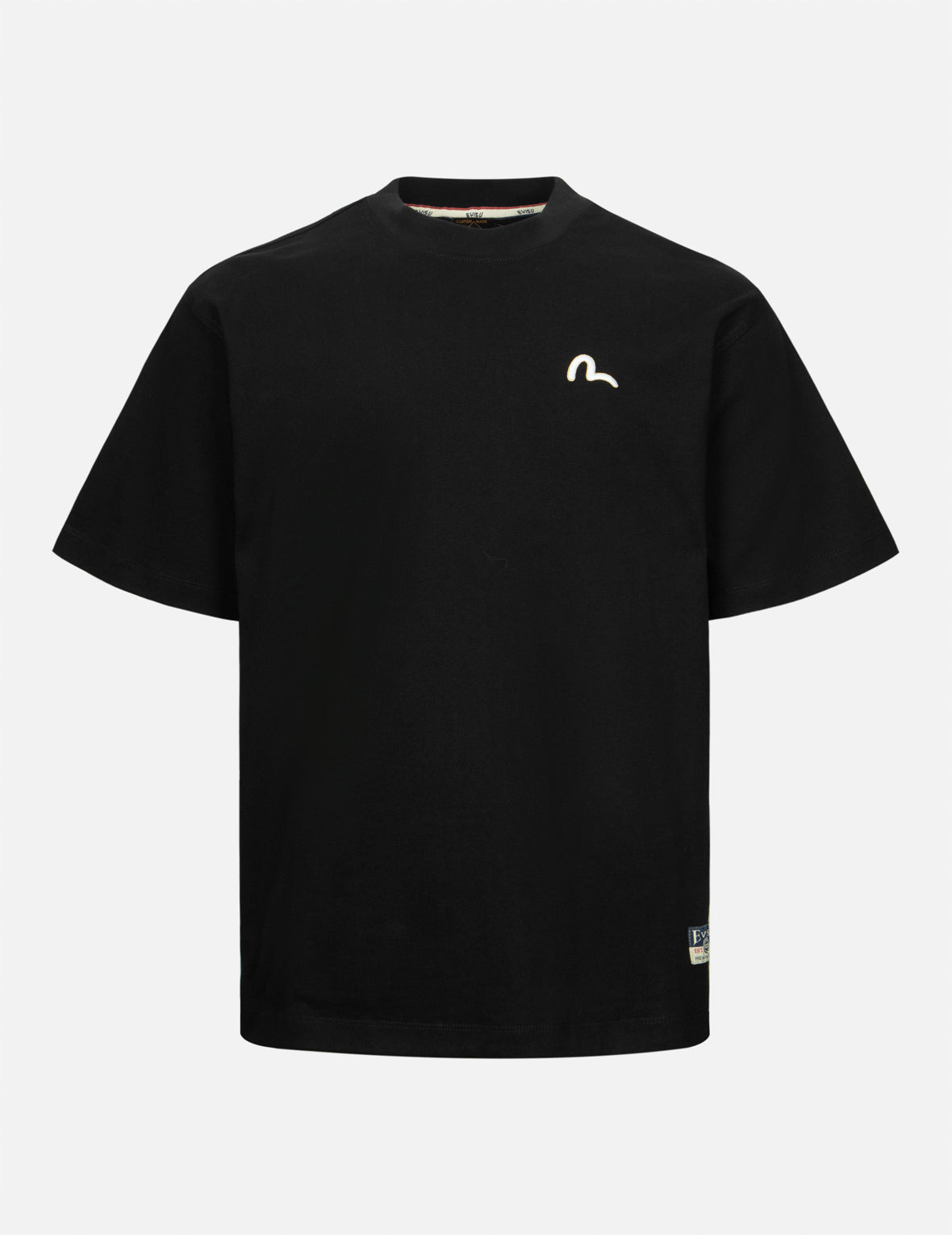 SEAGULL EMBROIDERY AND CARP PRINT RELAX FIT T-SHIRT - 2