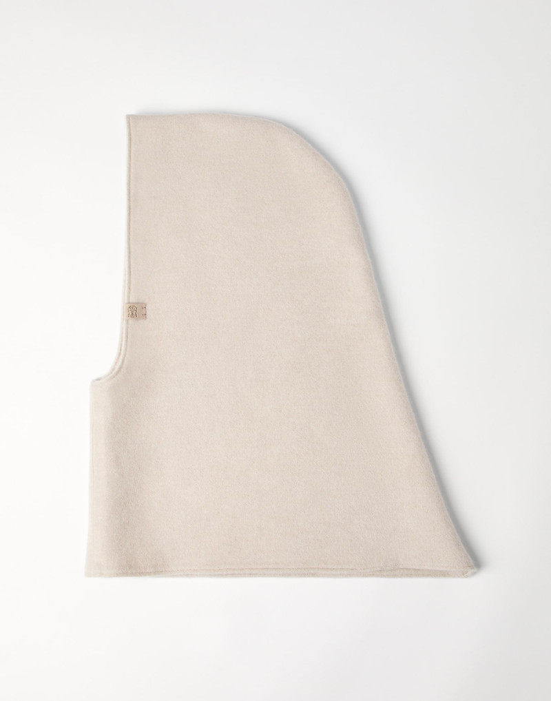 Wool and cashmere flannel balaclava 1