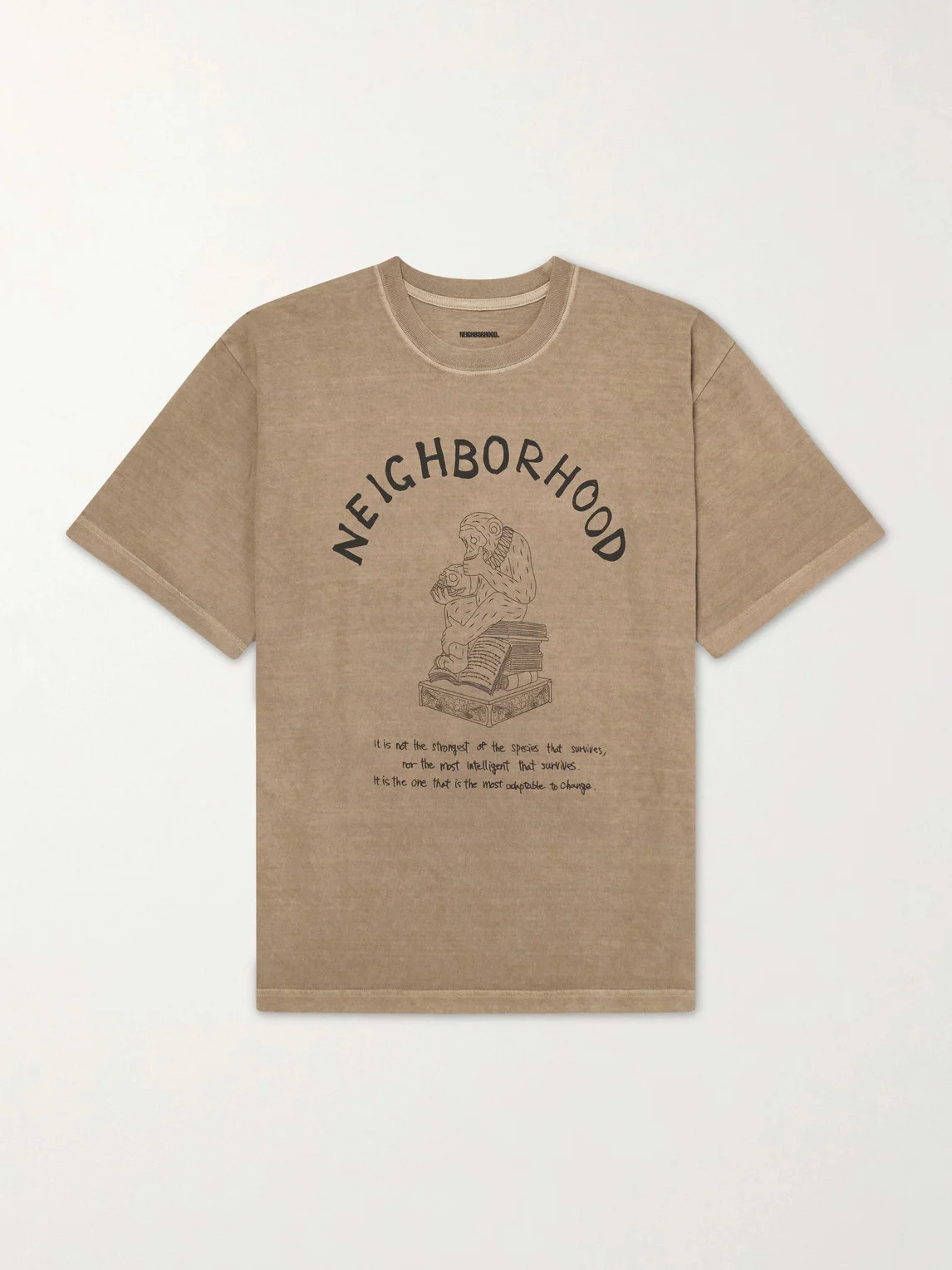 Printed Cotton-Jersey T-Shirt - 1