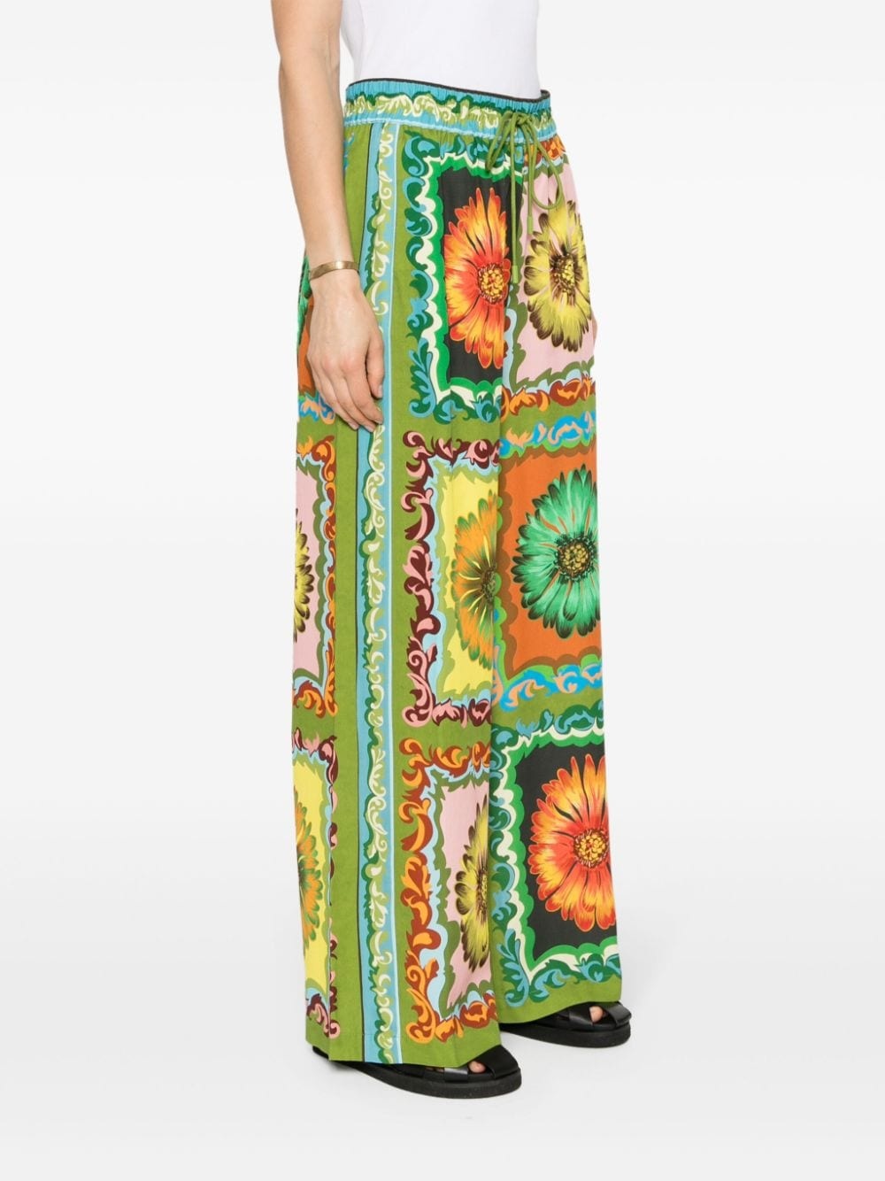 Disco Daisy floral-print trousers - 3