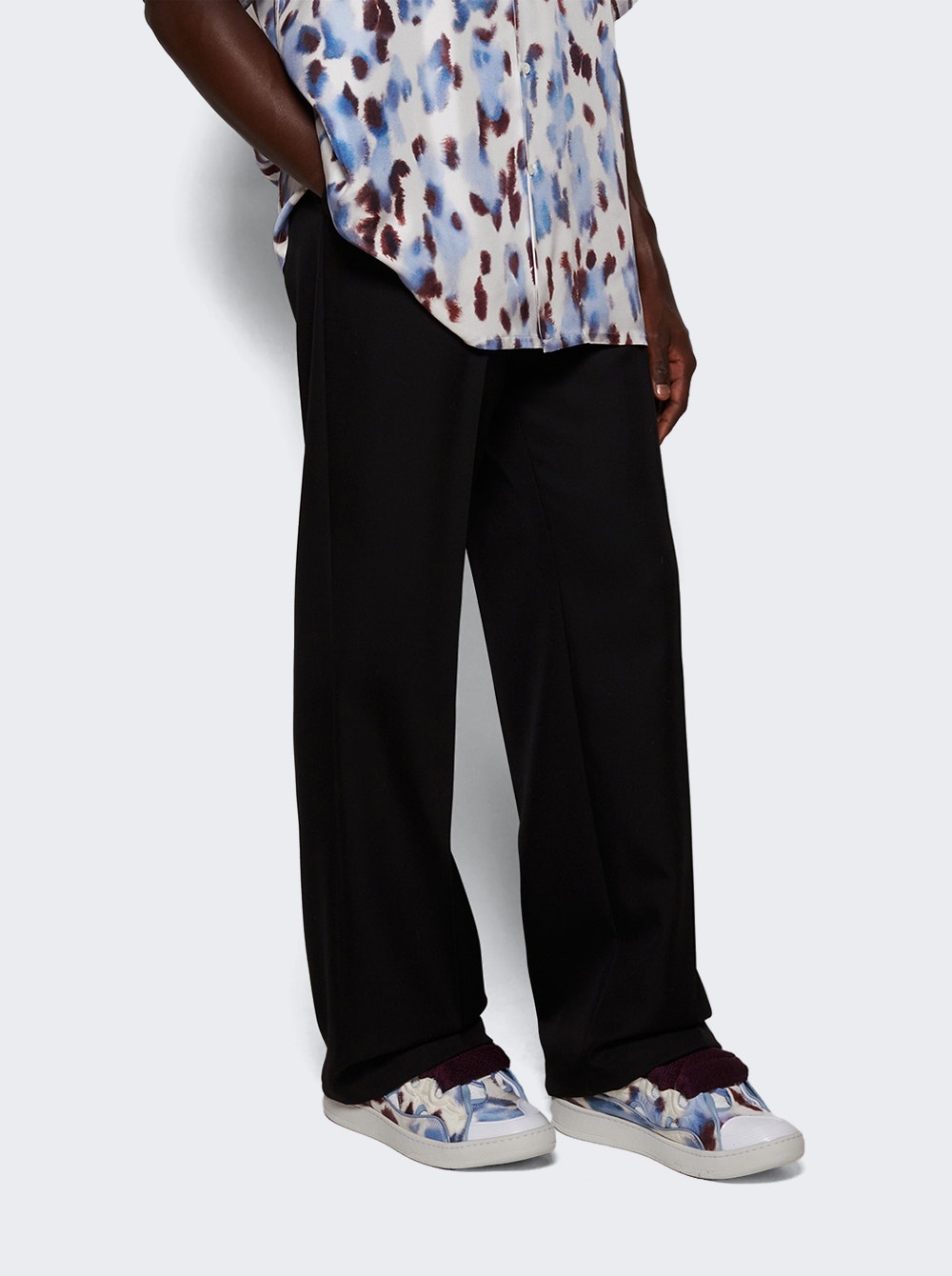 Curb Sneakers Burgundy And Blue - 2