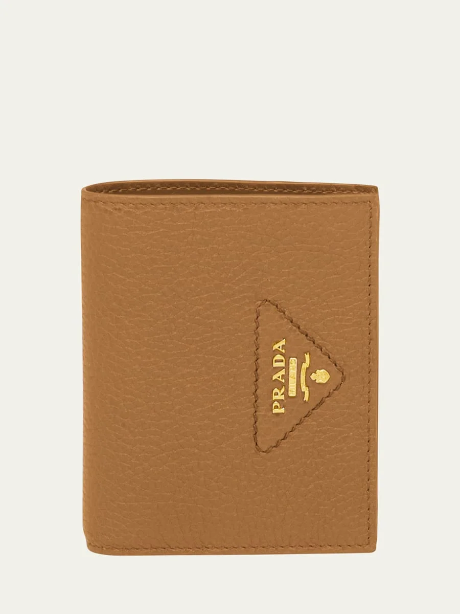 Small Leather Bifold Wallet - 1