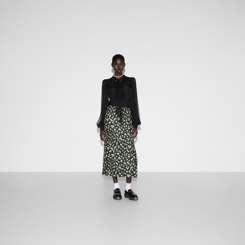 GUCCI Silk chiffon shirt outlook