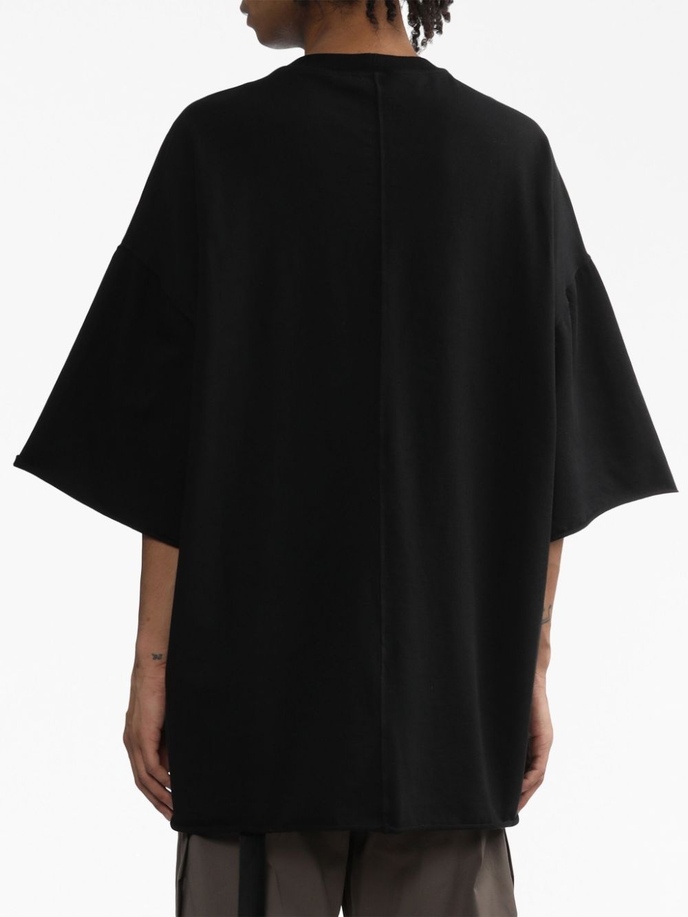 drawstring-hem half-sleeved T-Shirt - 4