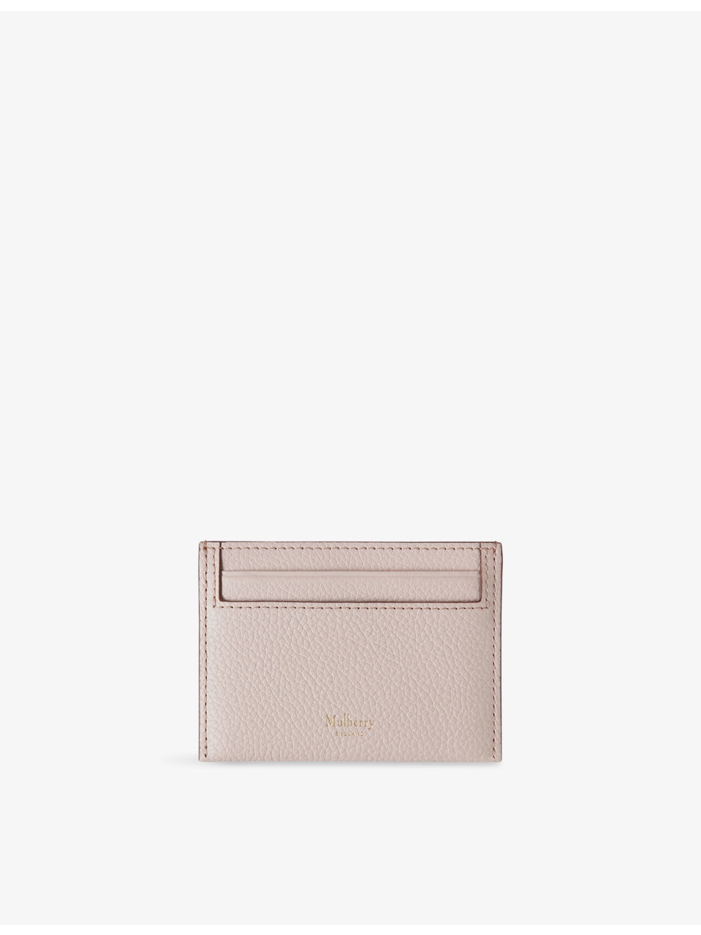 Continental Brand-Debossed Leather Card Holder - 1