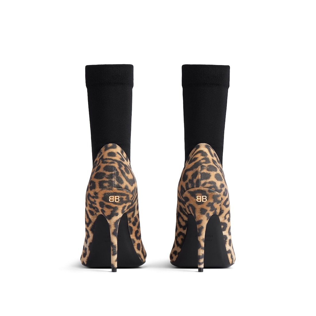 Women's Avenue Sock 110mm Pump  in Leopard/black - 5