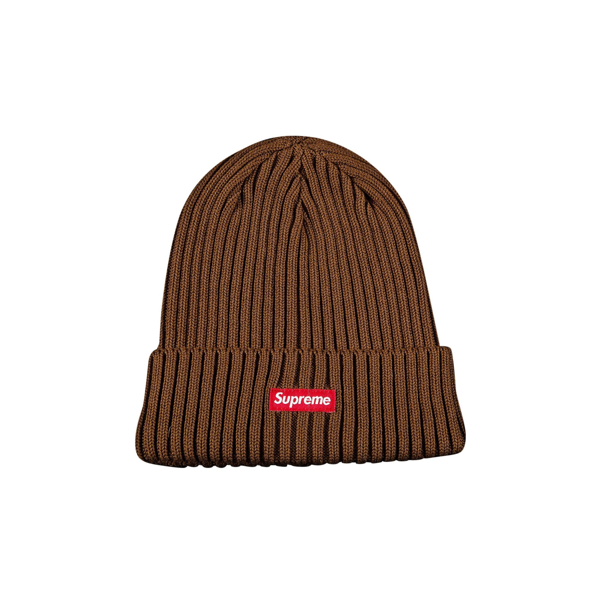 Supreme Overdyed Beanie 'Brown' - 1