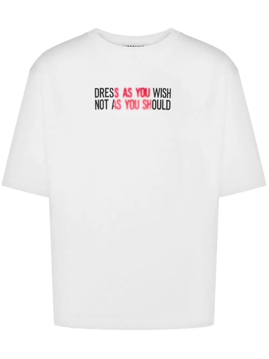 Moschino MOSCHINO T-SHIRT WITH PRINT - 1