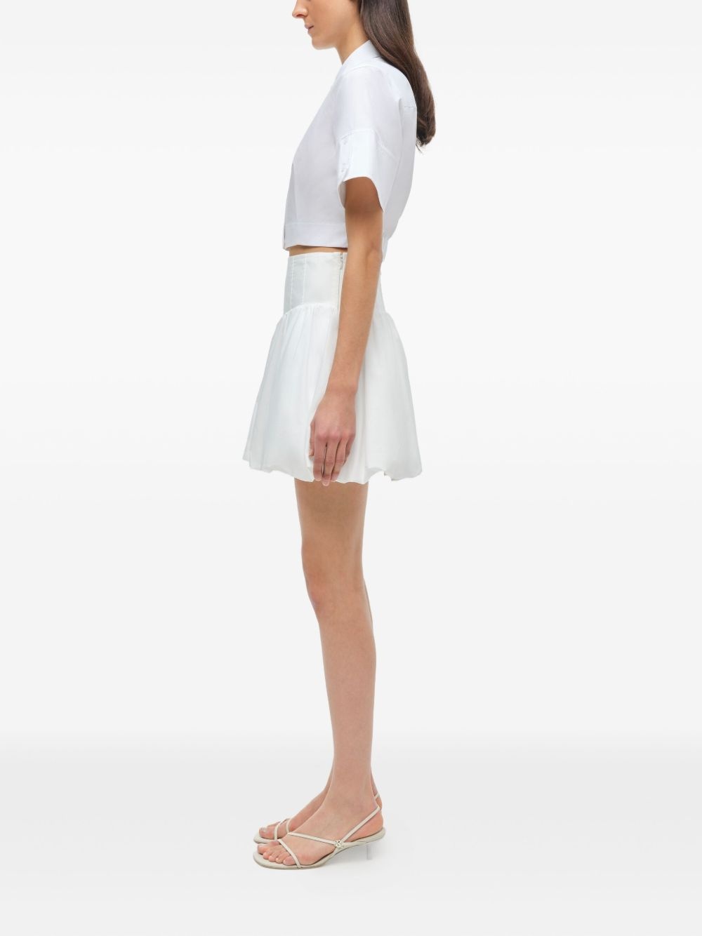 Pippa bubble-hem mini skirt - 3