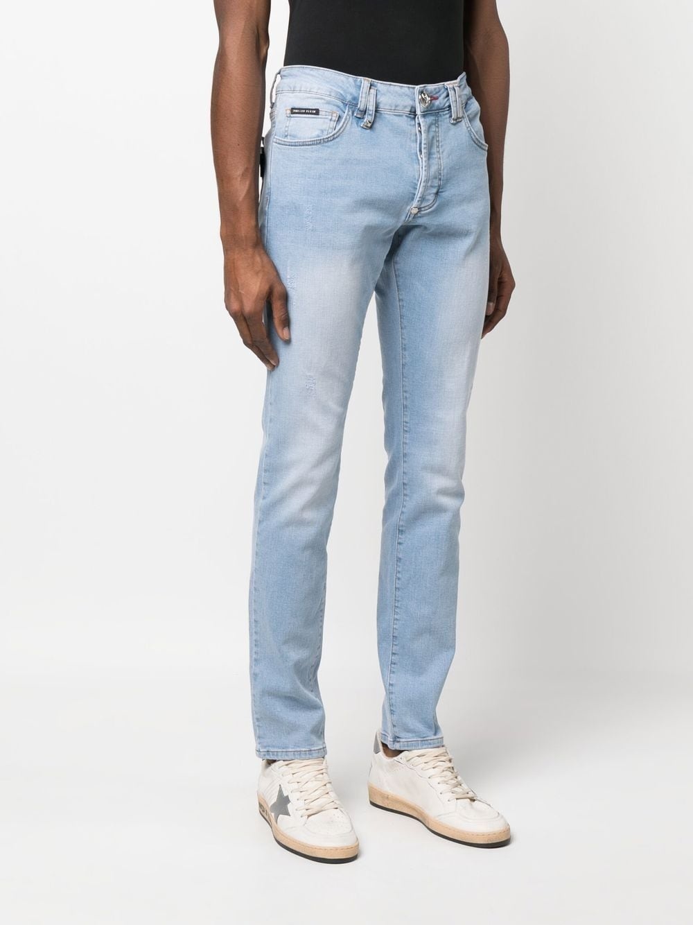 slim-cut leg jeans - 3