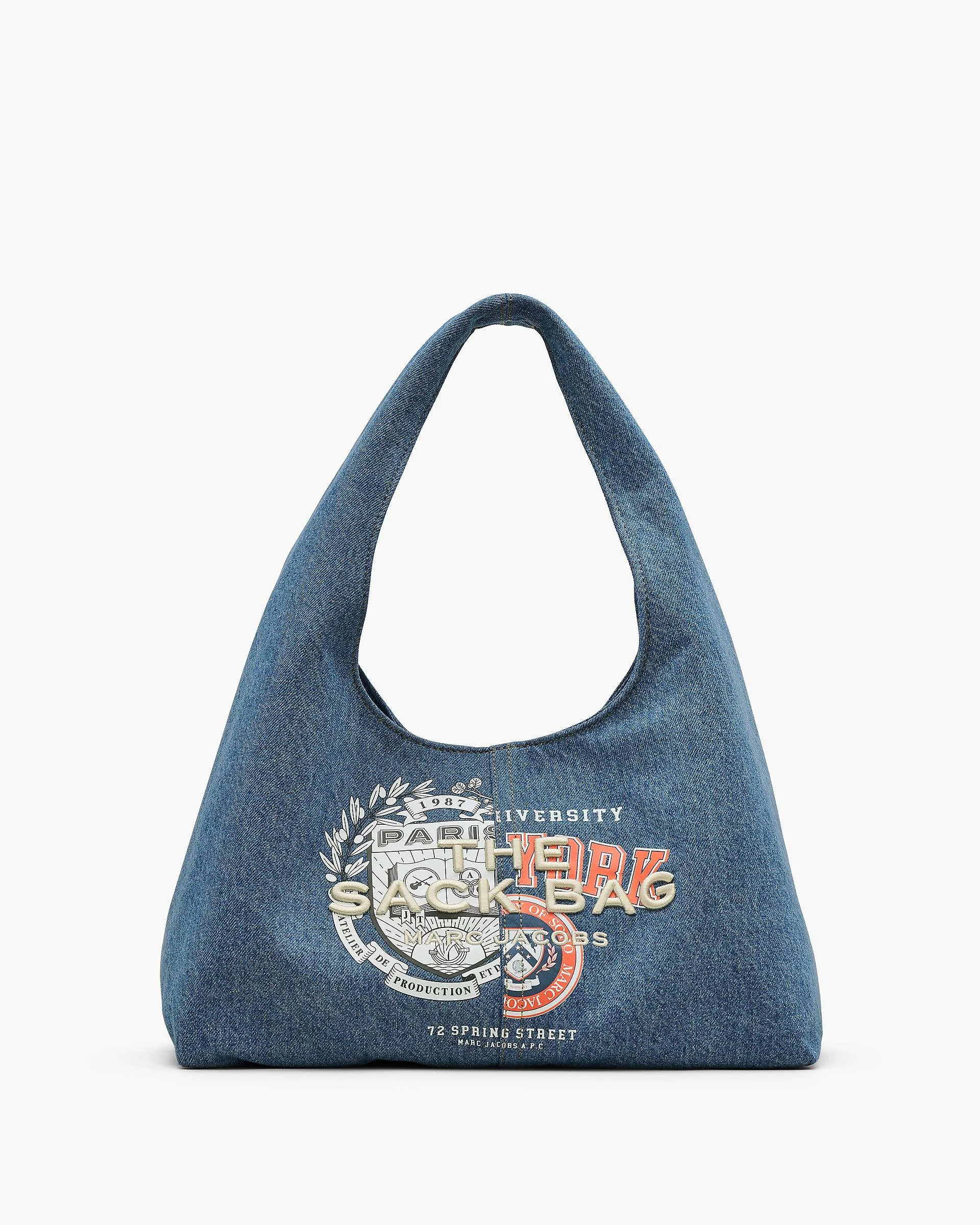 THE A.P.C. X MARC JACOBS DENIM SACK BAG - 1