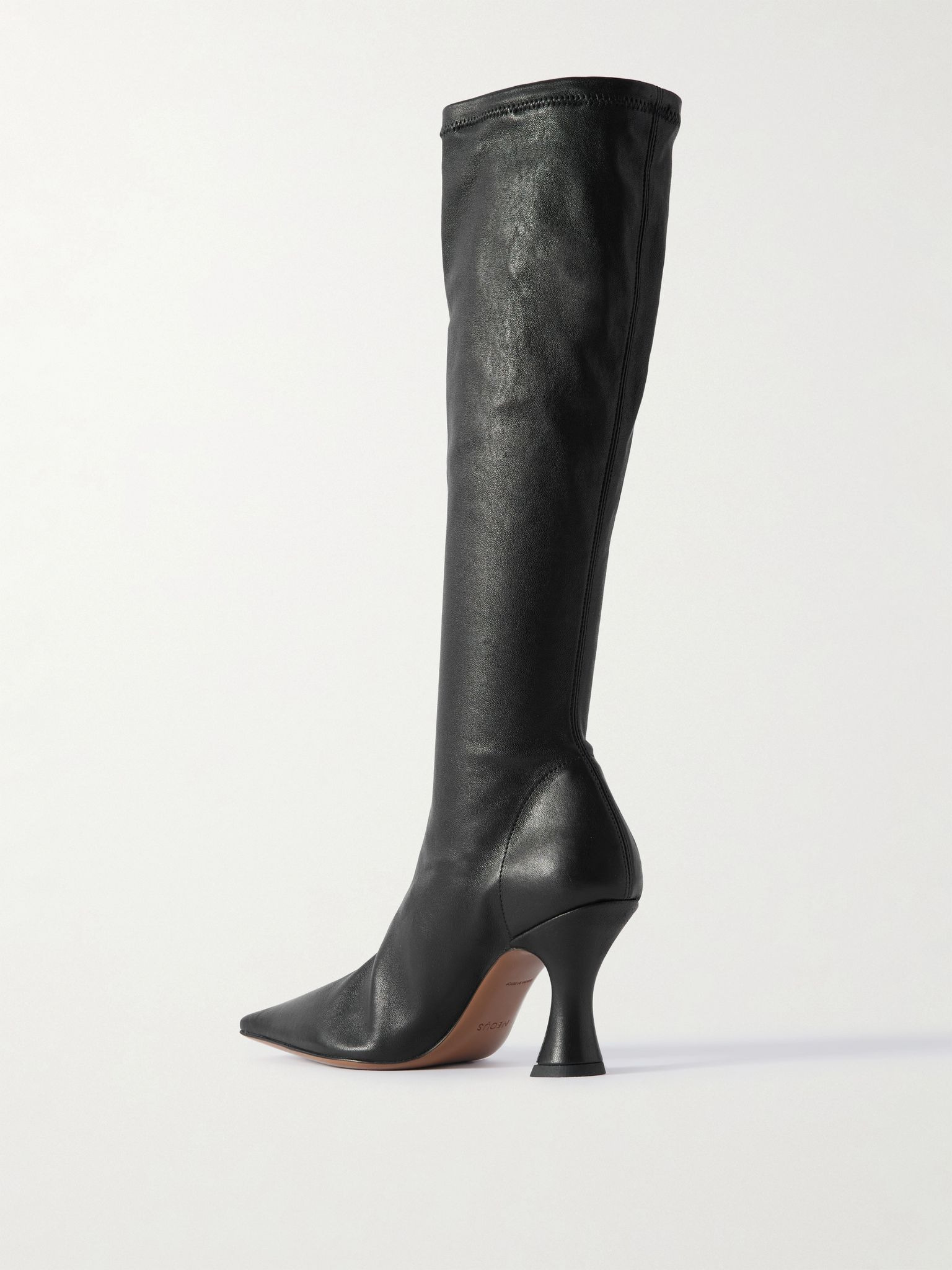 Ran leather knee boots Black - 3