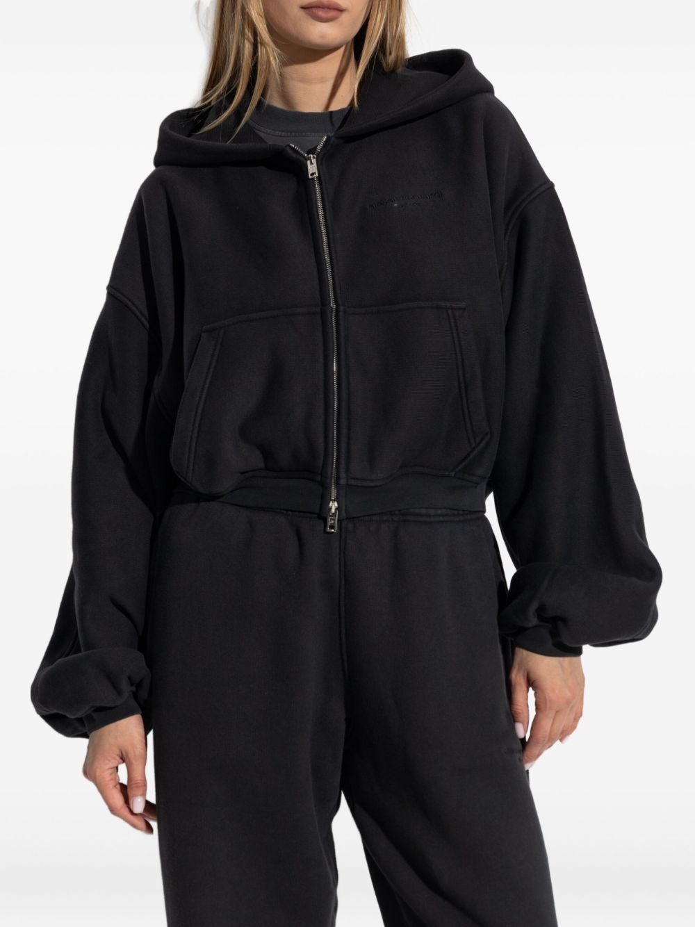 zip-up hoodie - 3