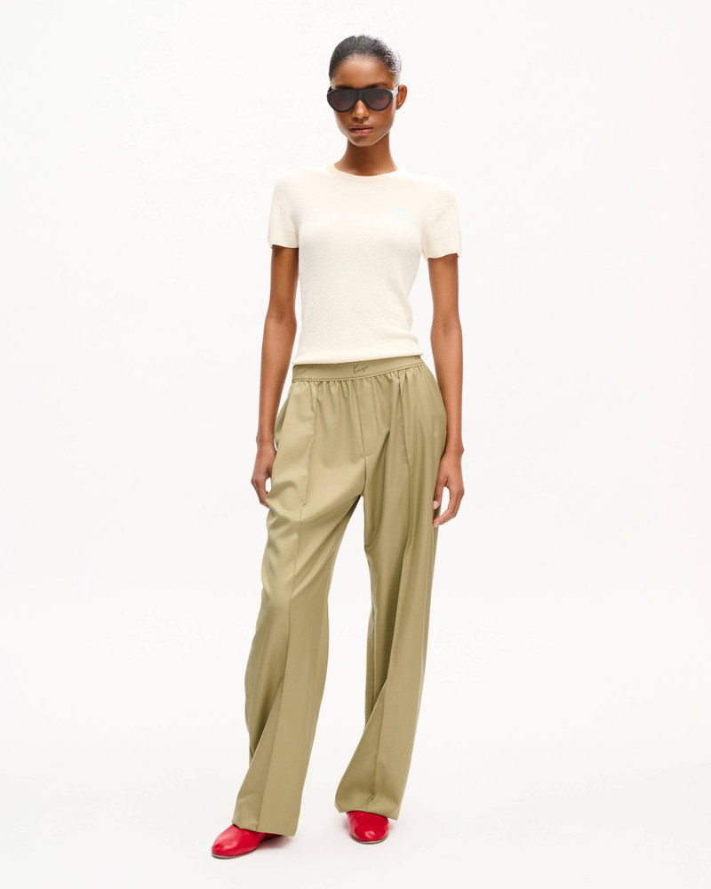KENZO 'KENZO Tulip' embroidered top in spongy cotton outlook
