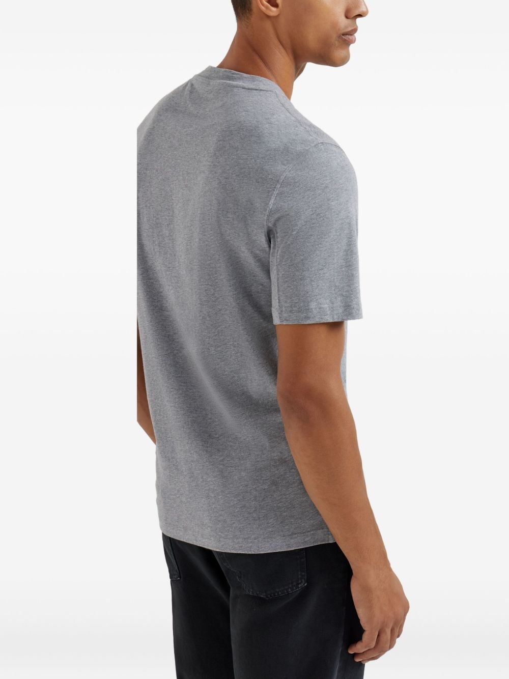 Brunello Cucinelli Men Logo Cotton T-Shirt - 6