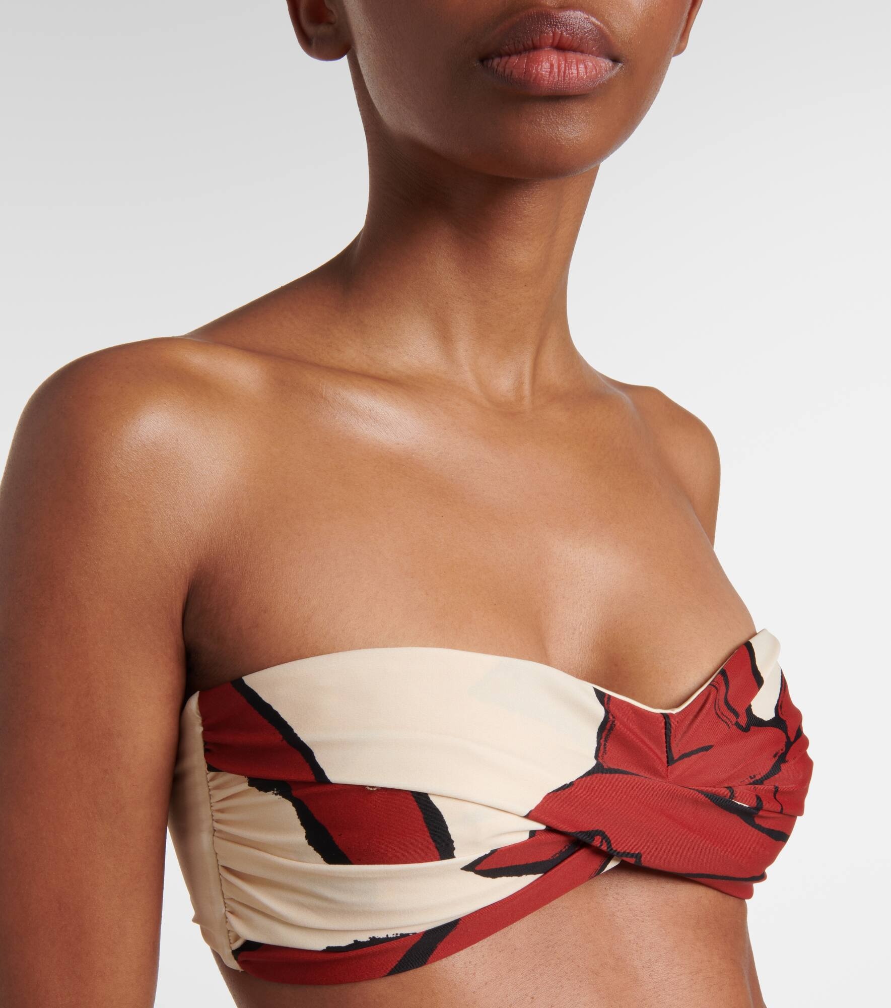 Printed bikini top - 4