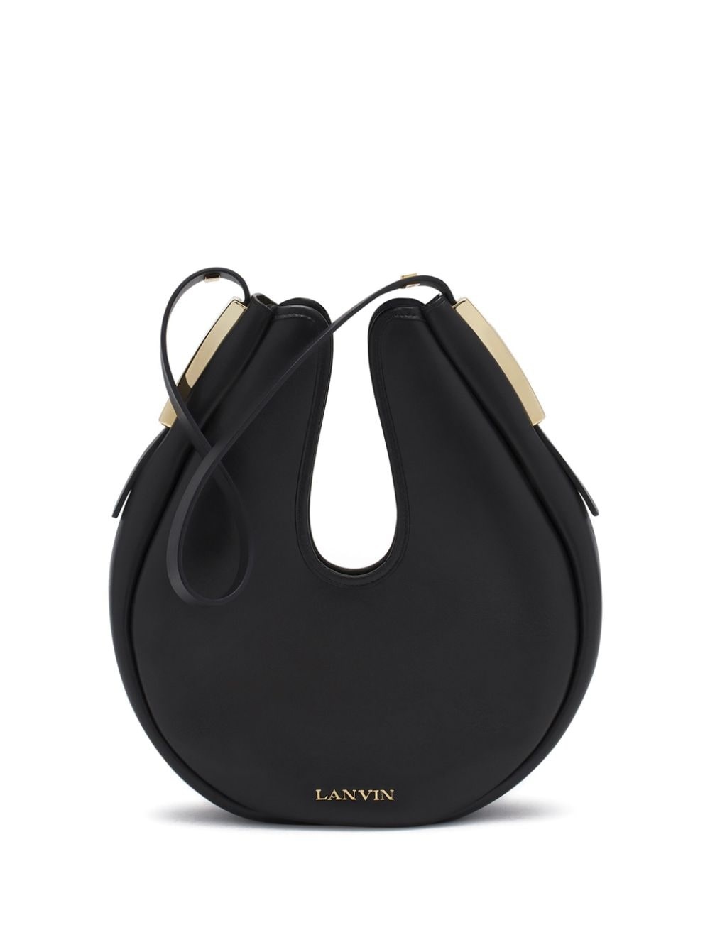 logo-lettering shoulder bag - 1