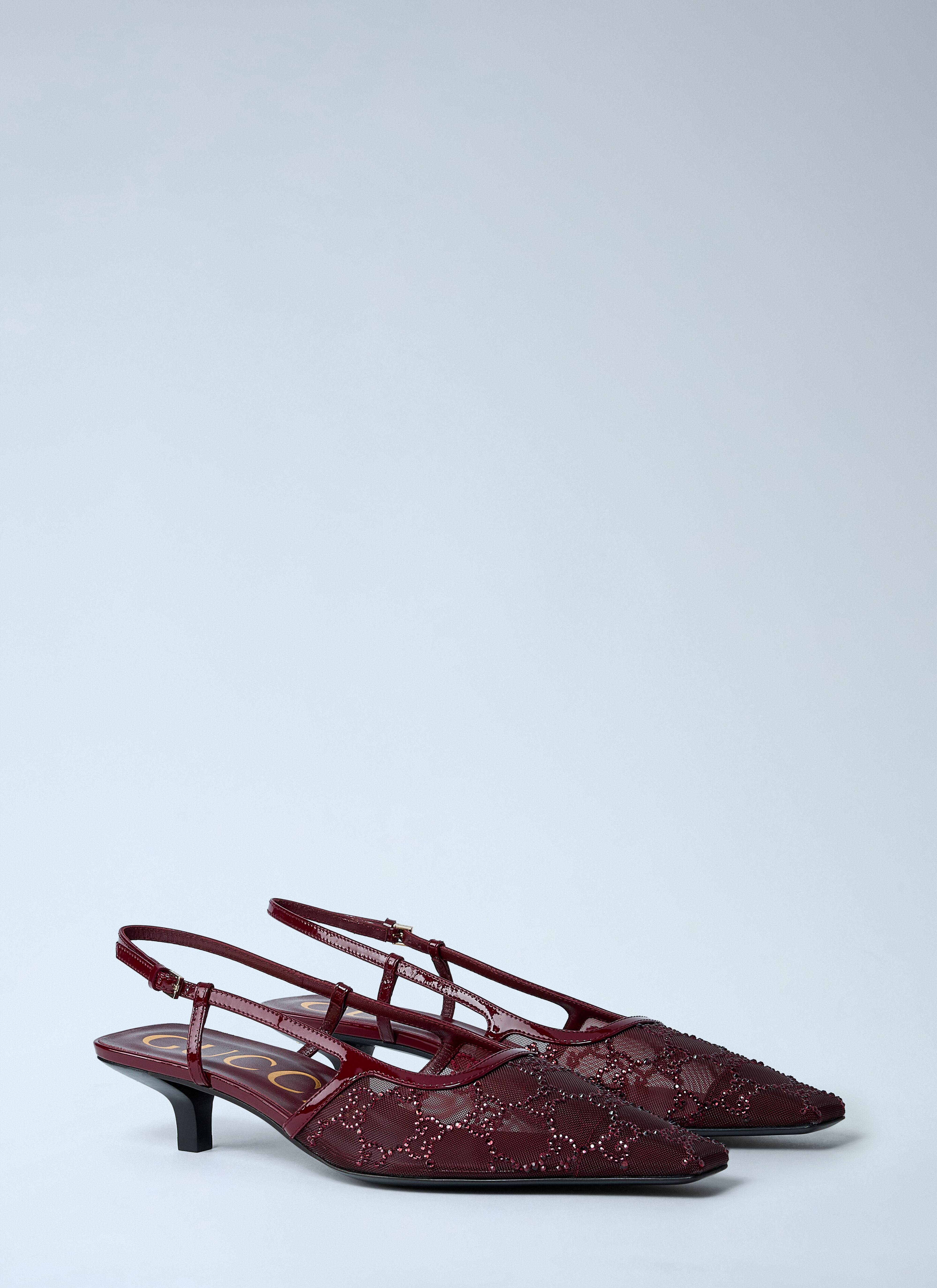 GG Crystal Slingback Pumps - 2