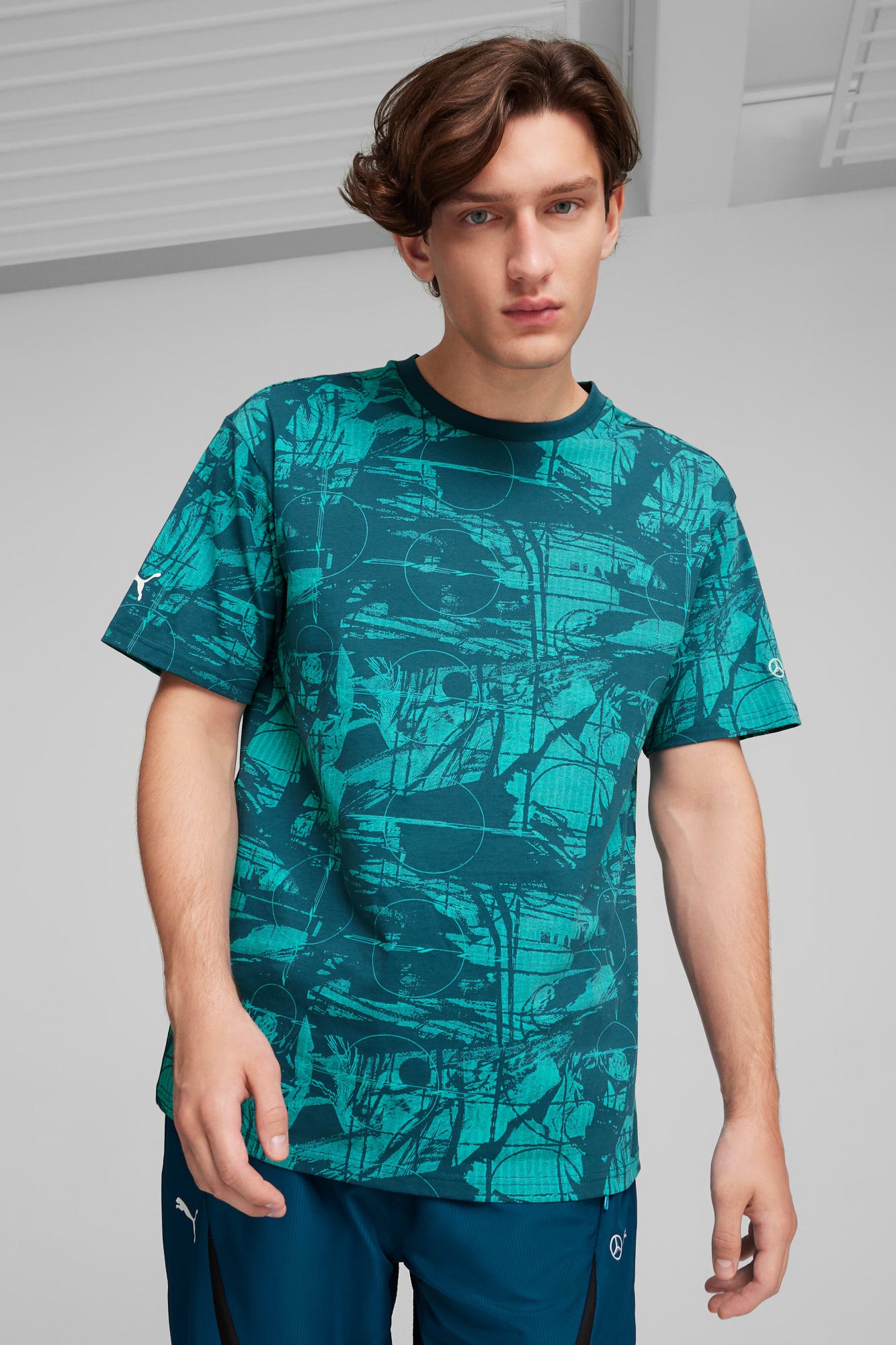 Mercedes-AMG Petronas F1® Motorsport Statement Men's AOP Tee - 3