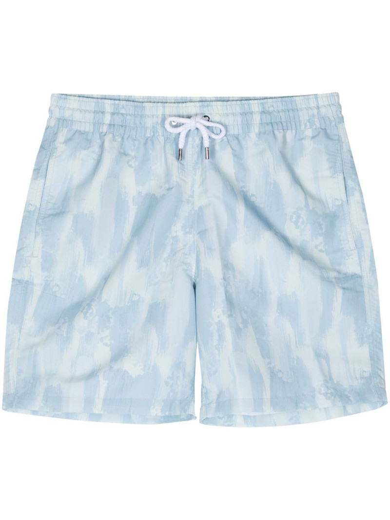Seascape abstract-print swim shorts 1