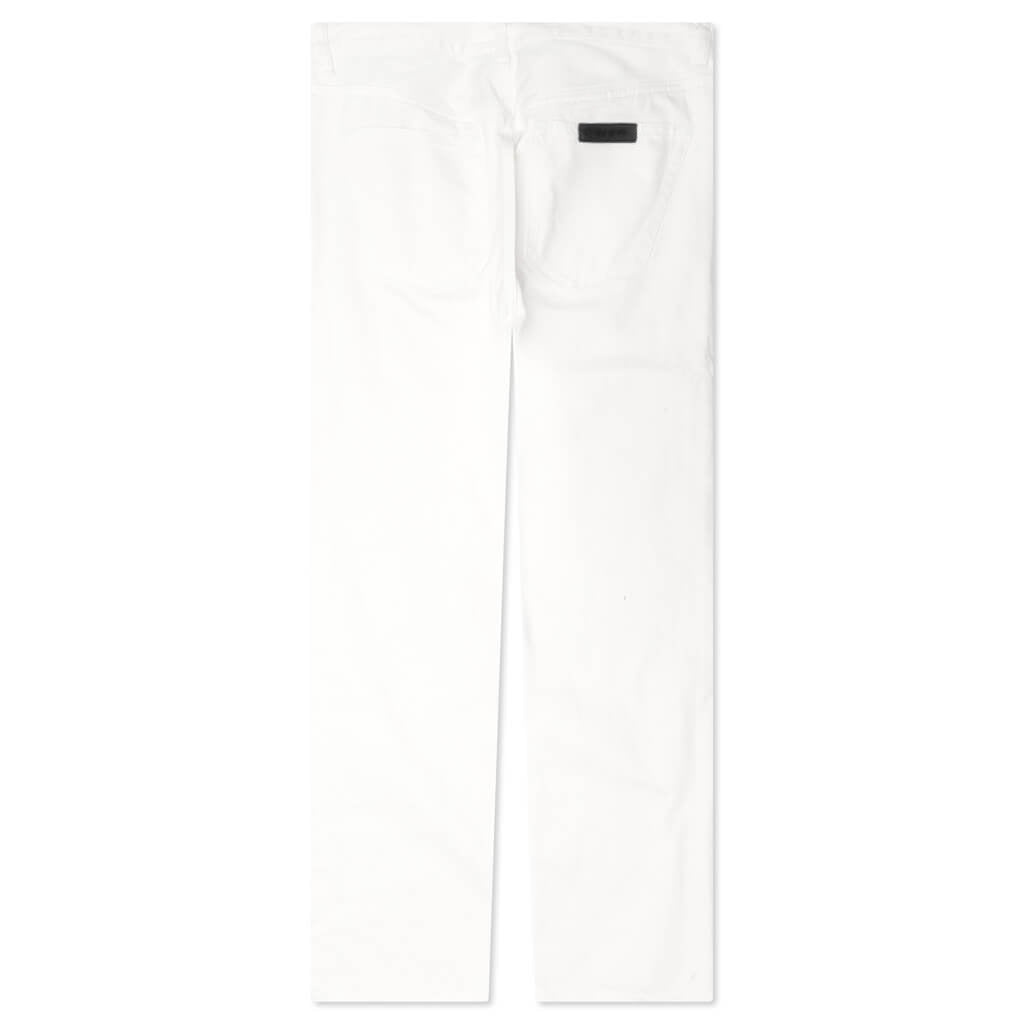 5 POCKET JEAN - CLOUD DANCER - 2