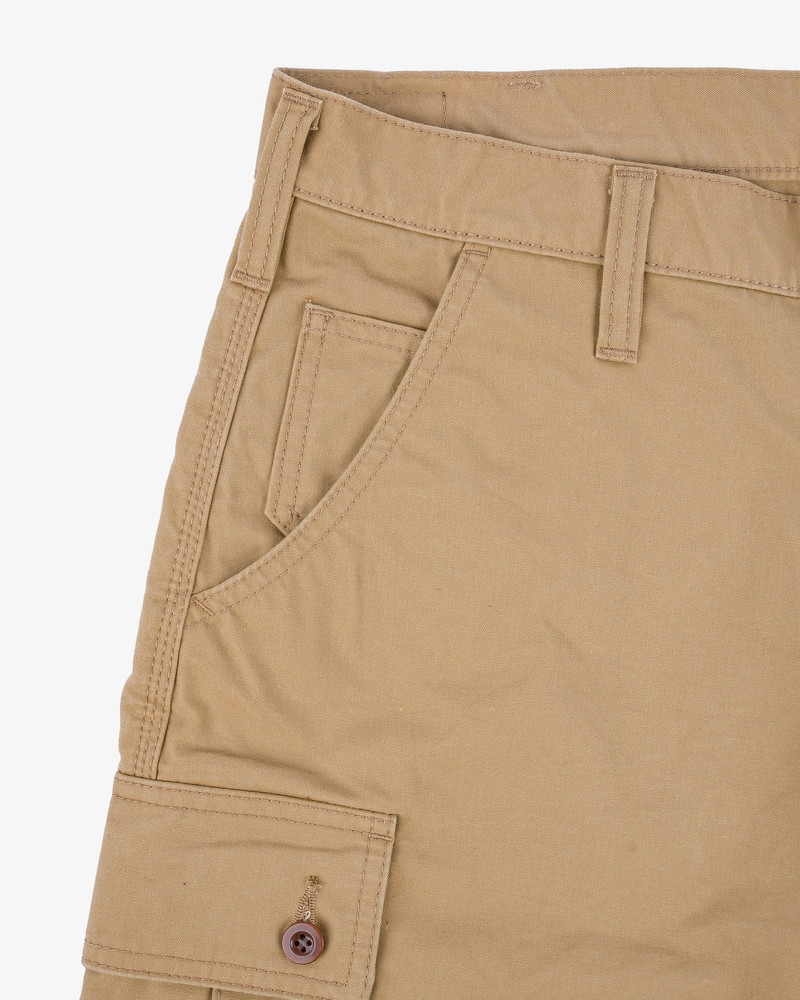 9OZ CANVAS MILITARY CARGO SHORTS - BEIGE 6