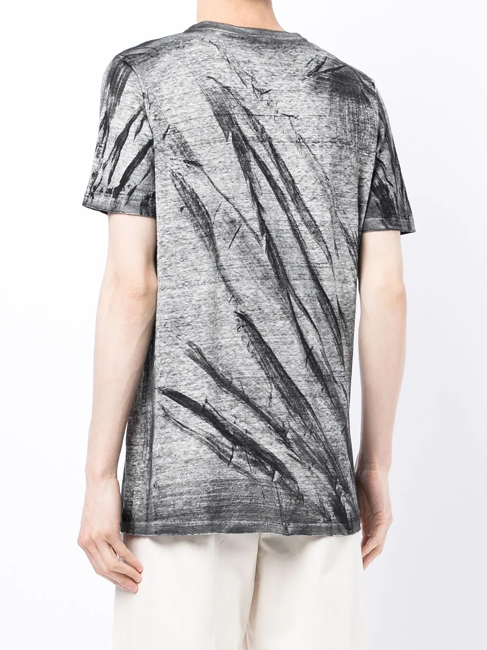 Mangrovie-print linen T-shirt - 4