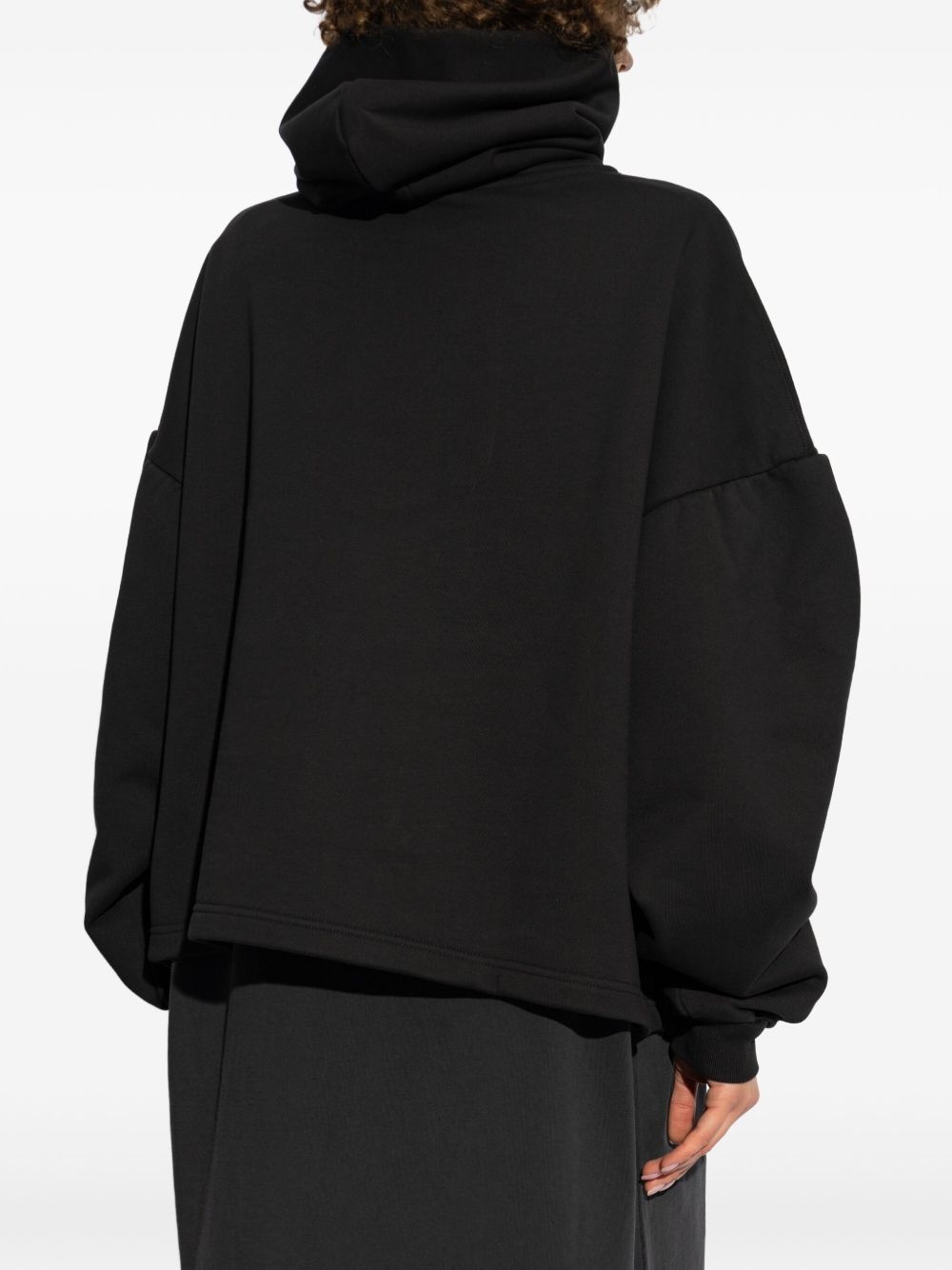 logo-studded hoodie - 4
