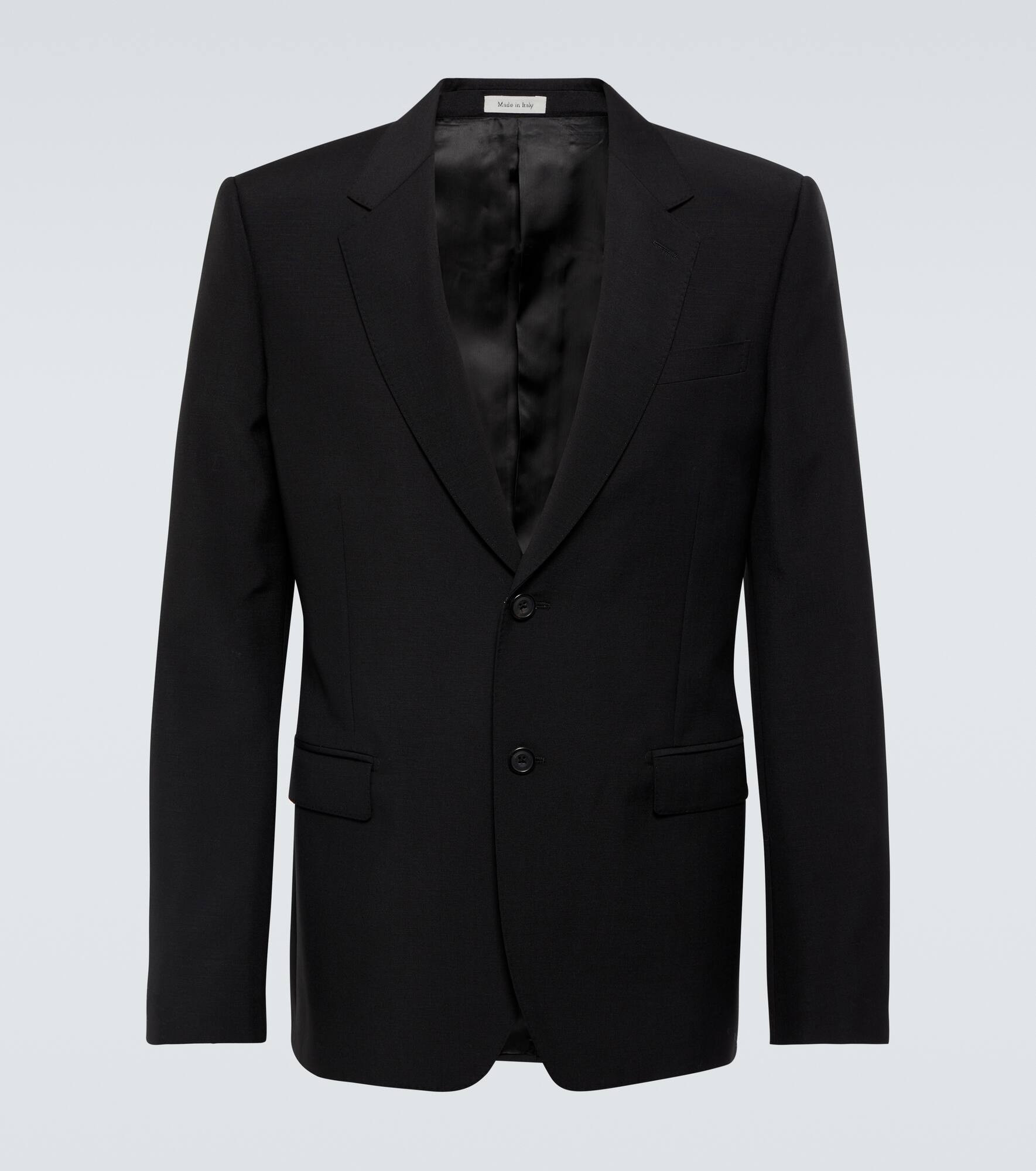 Wool and mohair blazer - 1