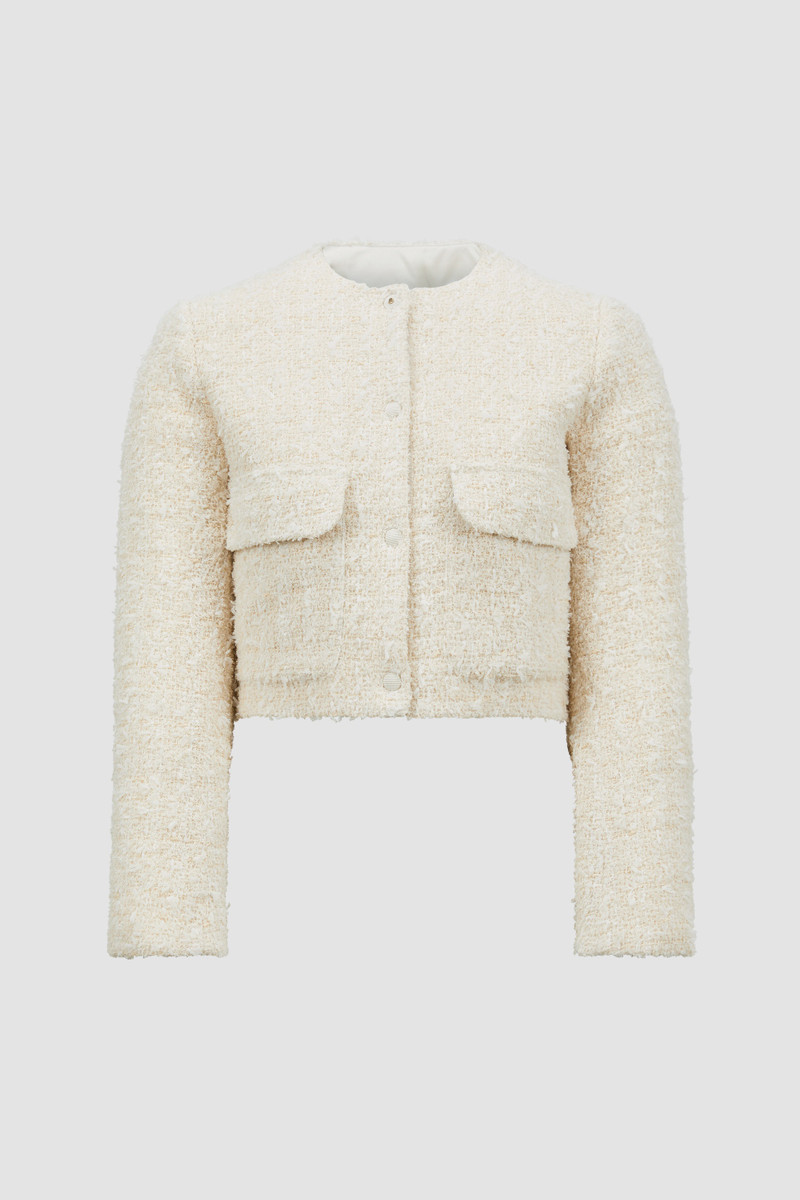Dauphin Tweed Short Down Jacket 1