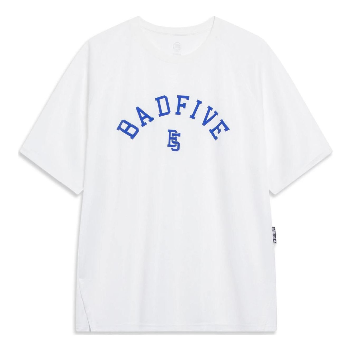 Li-Ning BadFive Logo T-shirt 'White Blue' ATST087-1 - 1