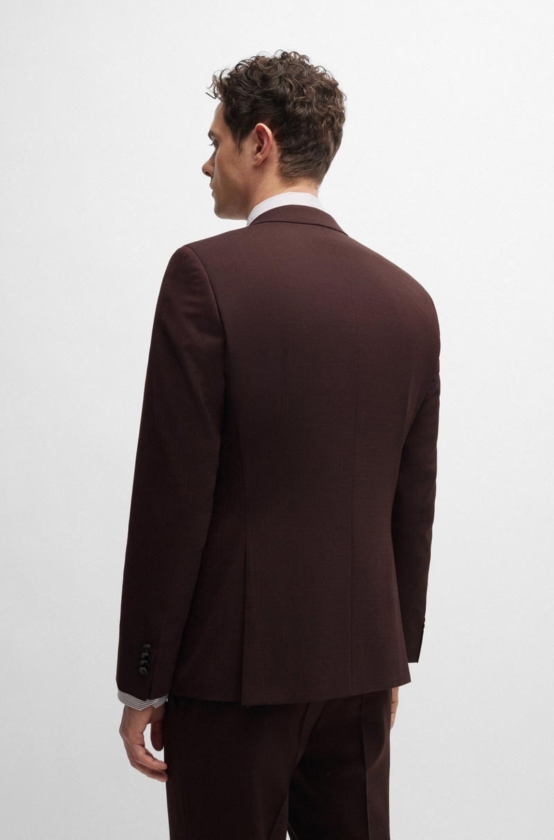 SLIM-FIT SUIT IN PATTERNED STRETCH CLOTH 4