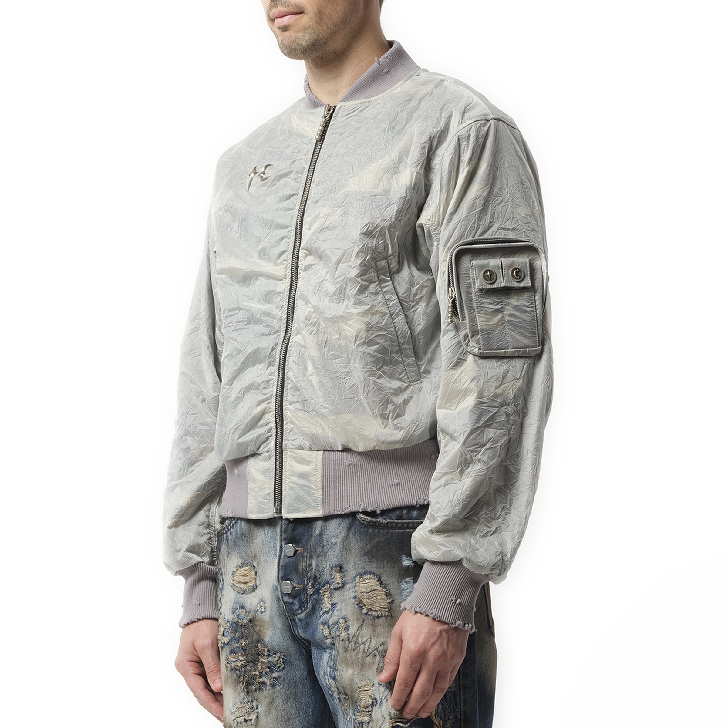 Clouded Tango Charlie Bomber in Multicolour - 5