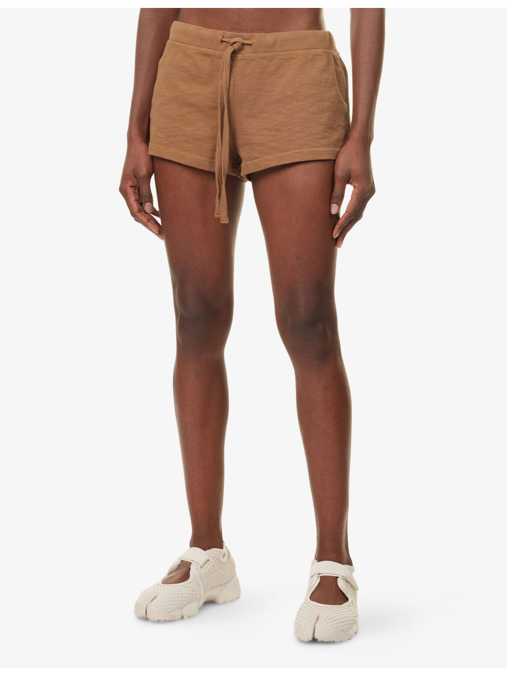 Lightweight Micro Drawstring Cotton-Jersey Shorts - 3