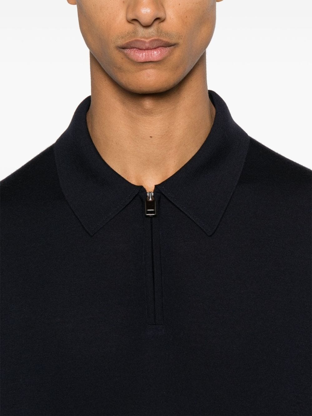 logo-plaque polo shirt - 5