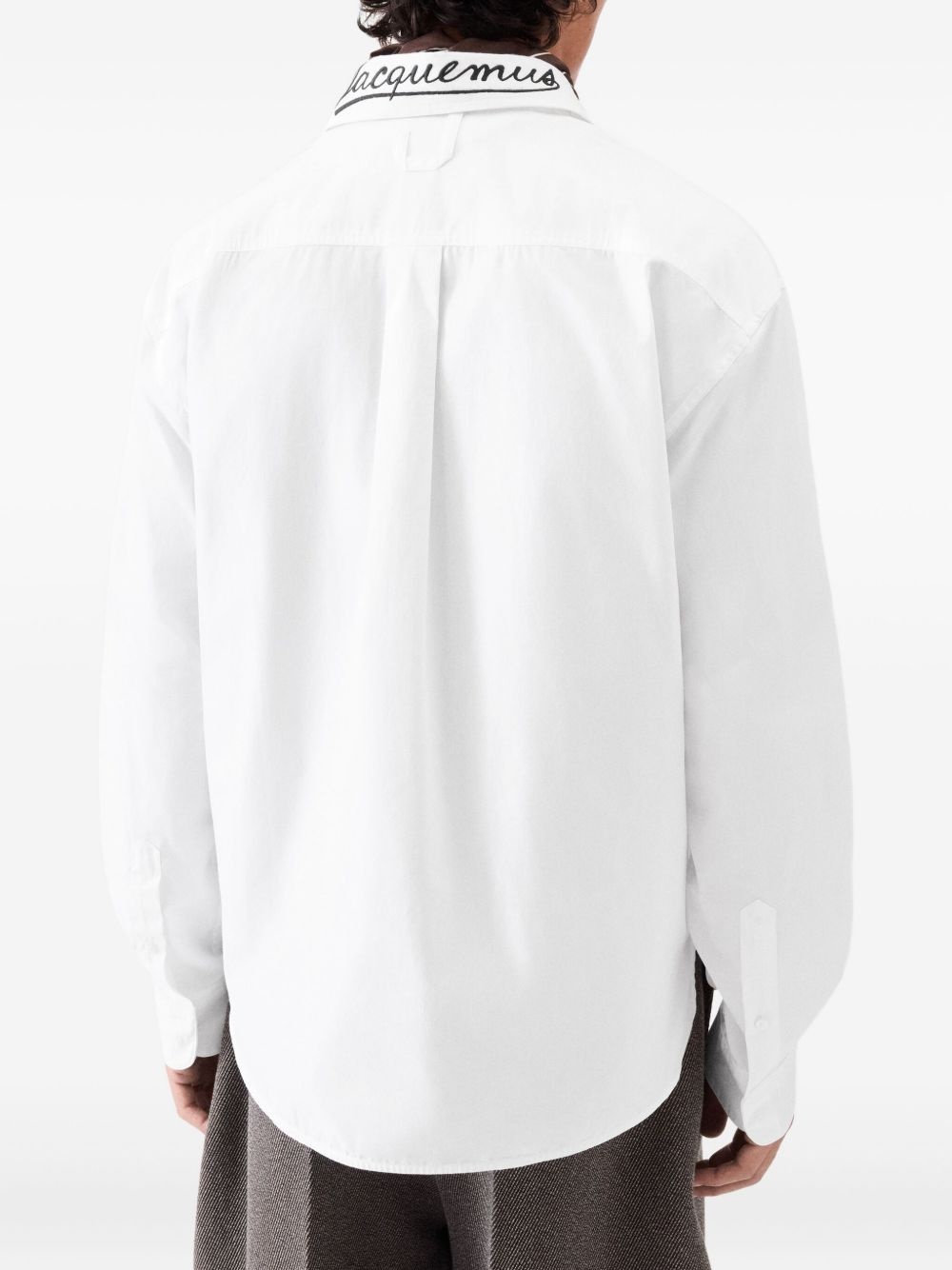 Le Simon ML graphic print-pocket shirt - 4