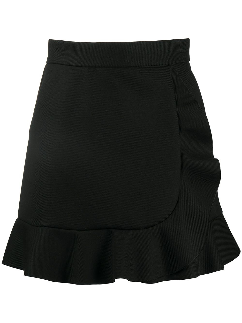 frilled hem high-waisted skirt - 1