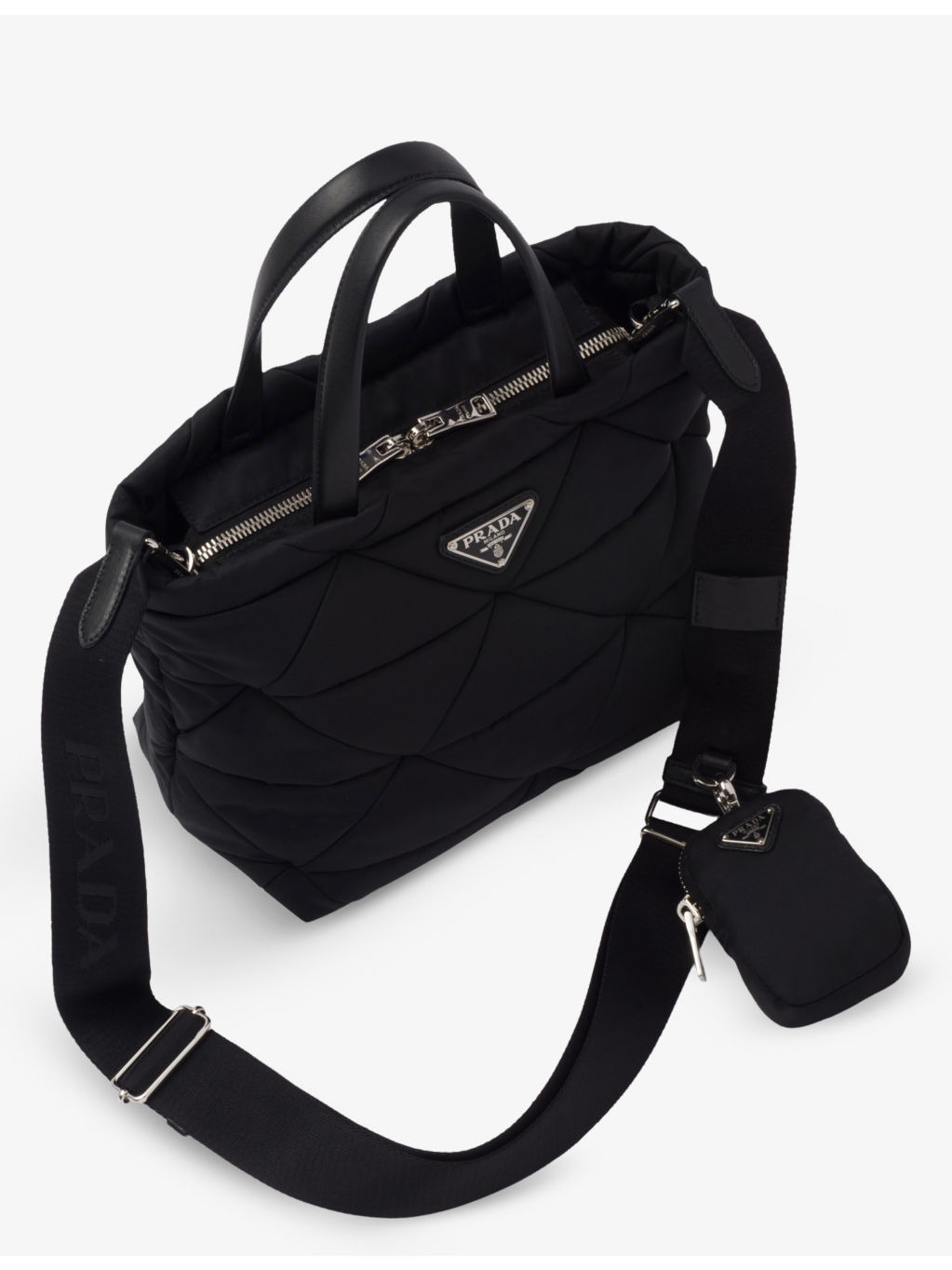 Padded Re-Nylon tote bag - 6