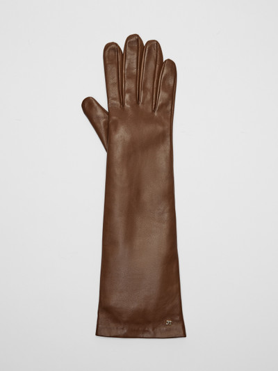 Max Mara Nappa leather gloves outlook