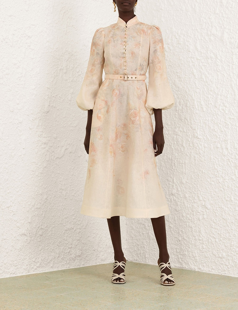 CRUSH BUTTONED MIDI DRESS 7