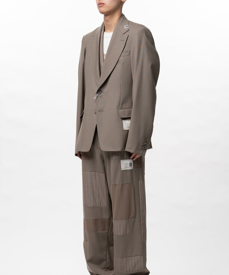 Front Layered Wool Jacket 14